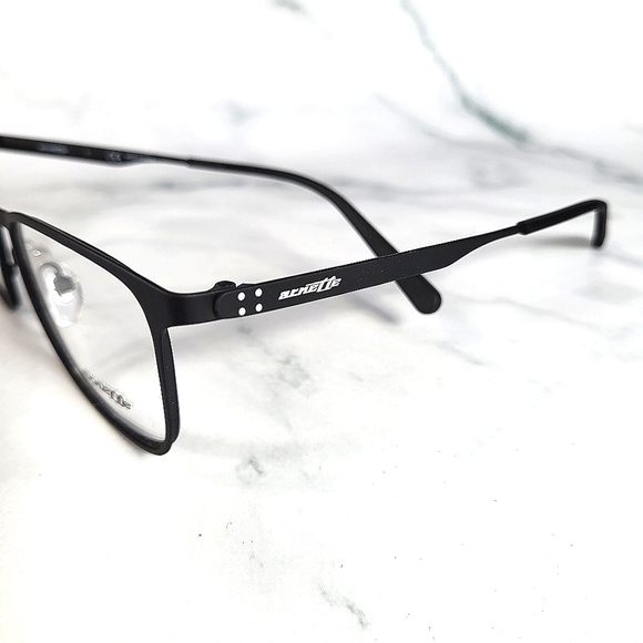 NEW Rx'able Eyeglass Frame, ARNETTE, black, 53 17 140 lightweight unisex glasses - Picture 5 of 5